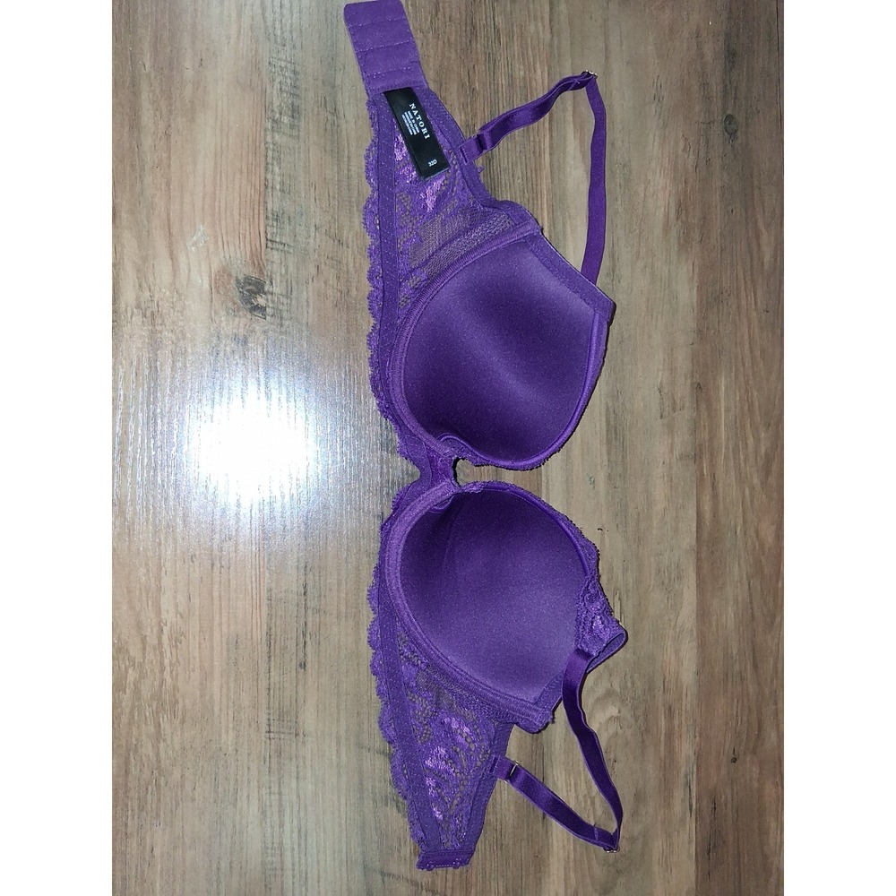 Natori Bra Bundle 32D Purple Black Beige Lace Underwire T-Shirt Bra Set 3 Pack - Picture 11 of 16